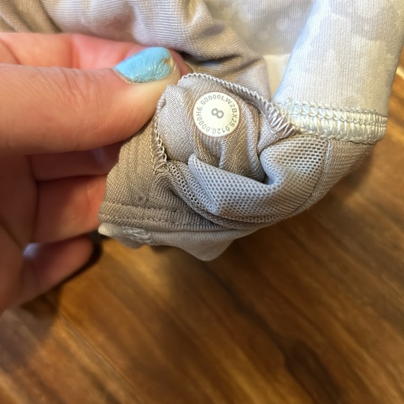 Lululemon Energy Bra High Neck Size 8 Future Oasis Grey Multi - Picture 7 of 7